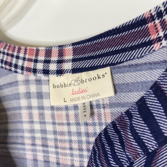 Plaid tie front tunic dress with elastic waist - Picture 4 of 16